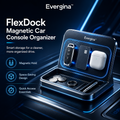 Evergina™ FlexDock Magnetic Car Console Organizer